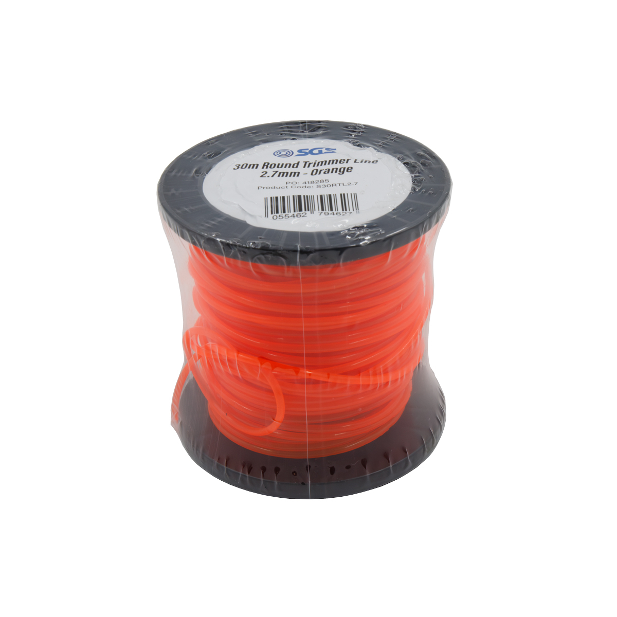 SGS 30m Round Trimmer Line - 2.7mm - Orange